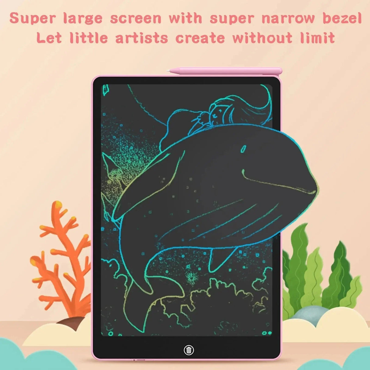 New 16inch Children Magic Blackboard LCD Drawing Tablet