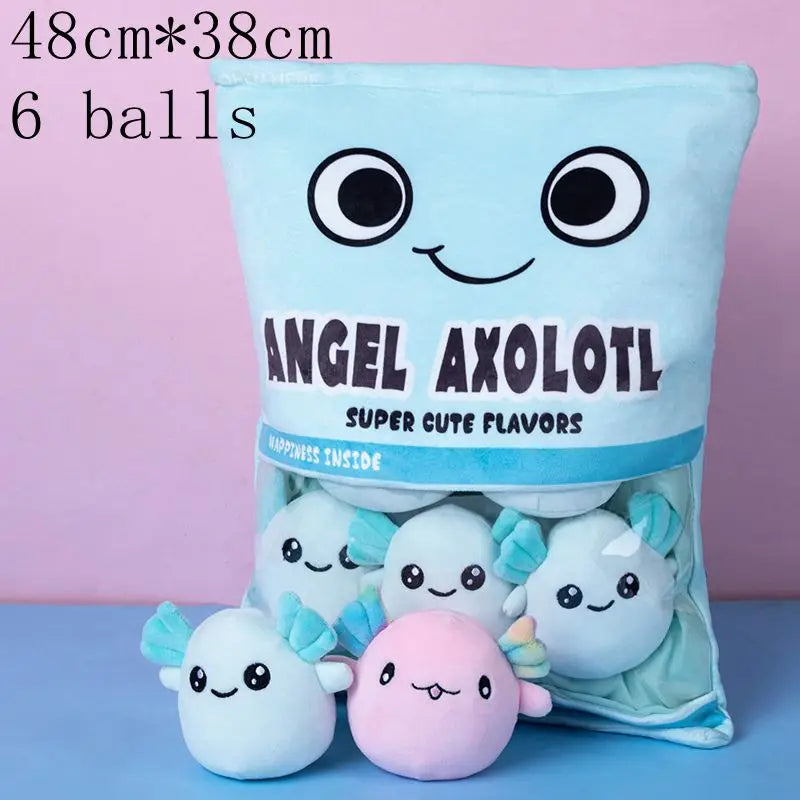 New Kawaii Animal Balls Pudding Candy Bag Pillow