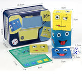New 3D Montessori Geometry Puzzles Building Block Face