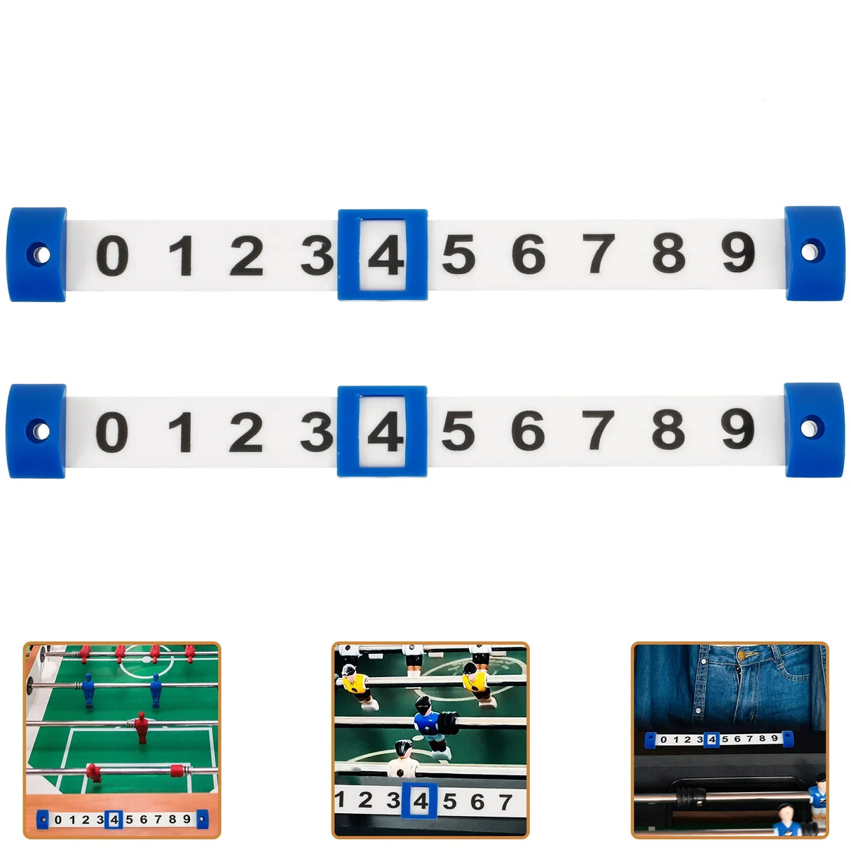 2pcs Table Soccer Score Keepers Multipurpose Scoring Counters