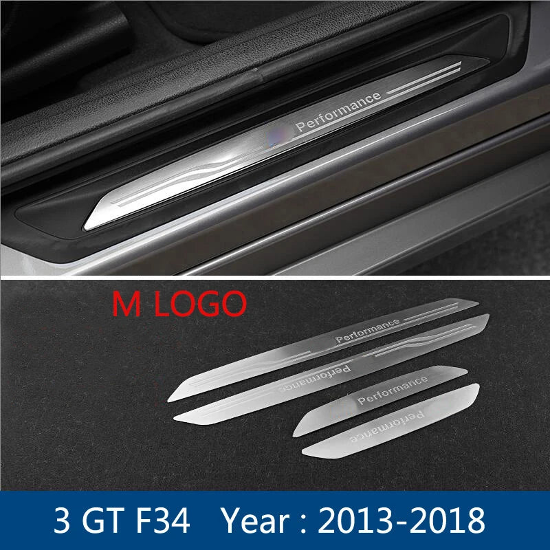 Accessories Door Sill Scuff Plate Guards Protector Sticker