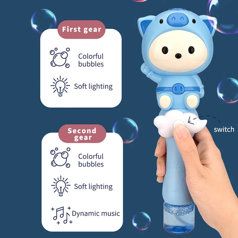 Cute Animal Magic Bubble Machine Toys Wedding Supplies