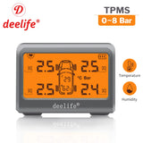 Deelife Car TPMS Solar Tire Pressure Monitoring System