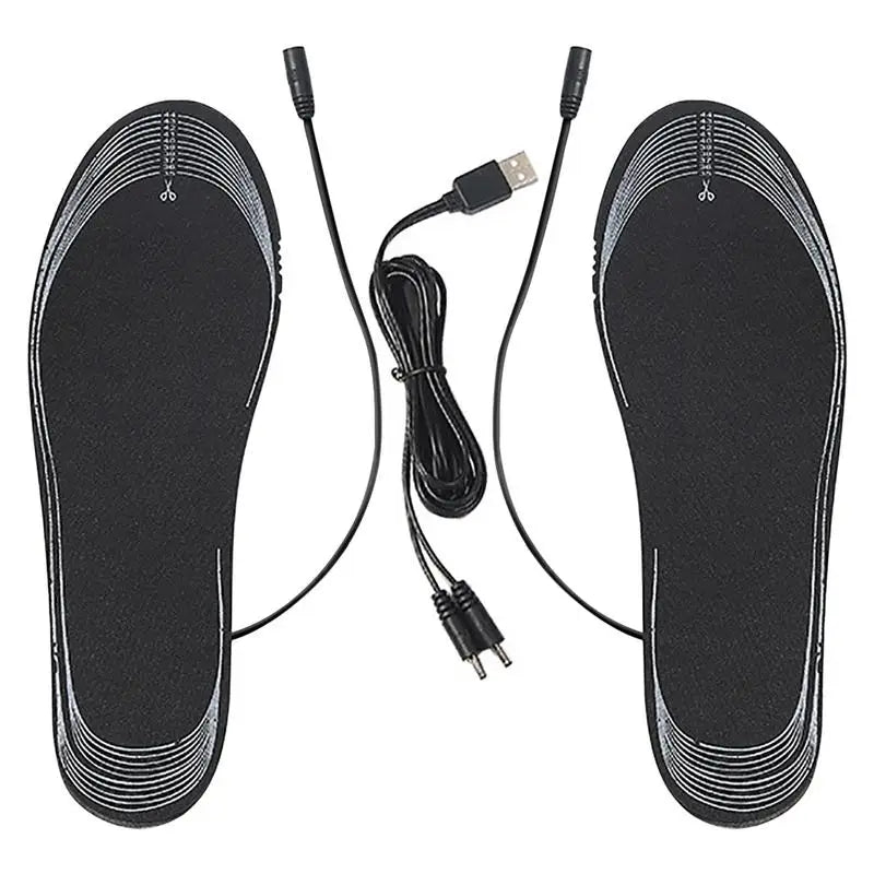 USB Heated Shoe Insoles Electric Foot Warming Pad