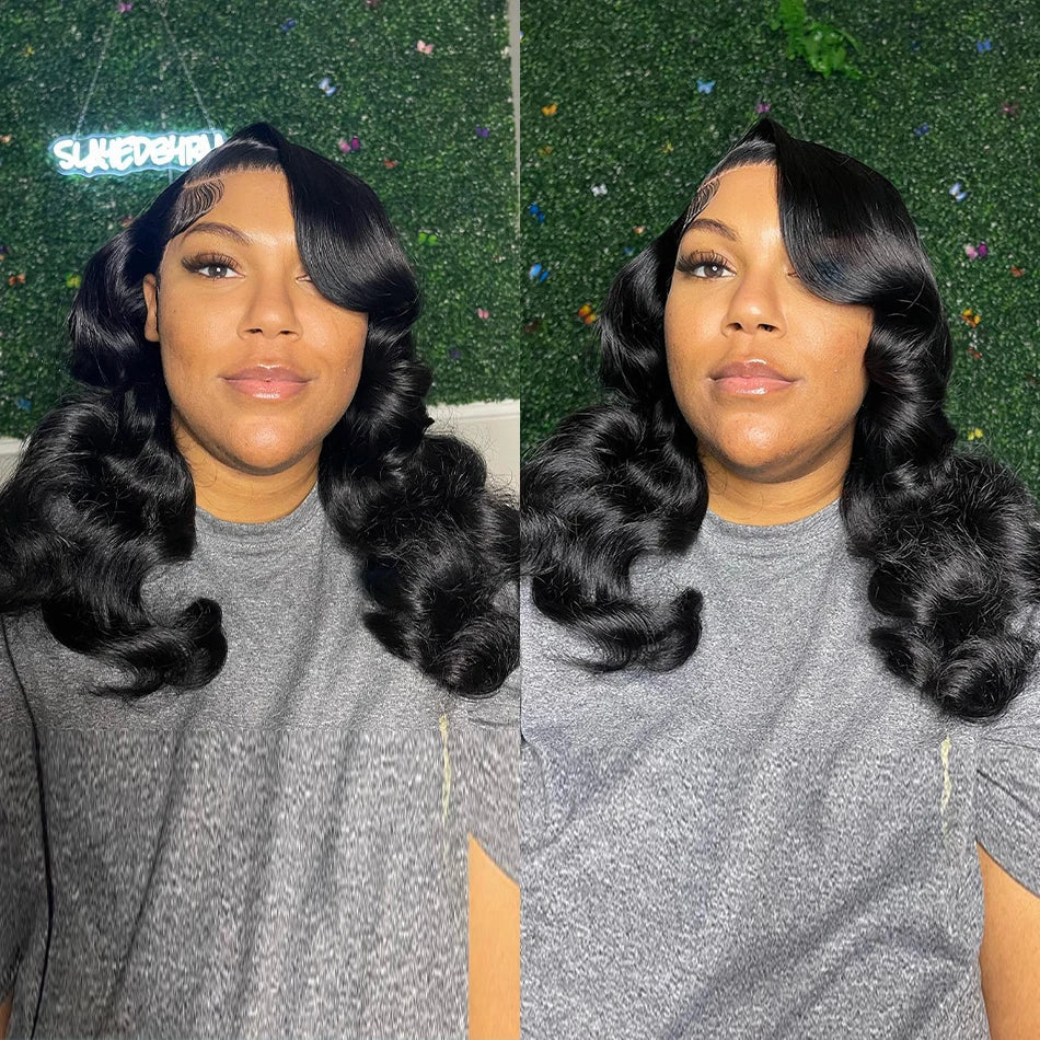 250% Body Wave 13x4 13x6 Cheap Short Bob