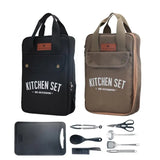 Camping Kitchen Set 8pcs Camping Outdoor Cookware Kit