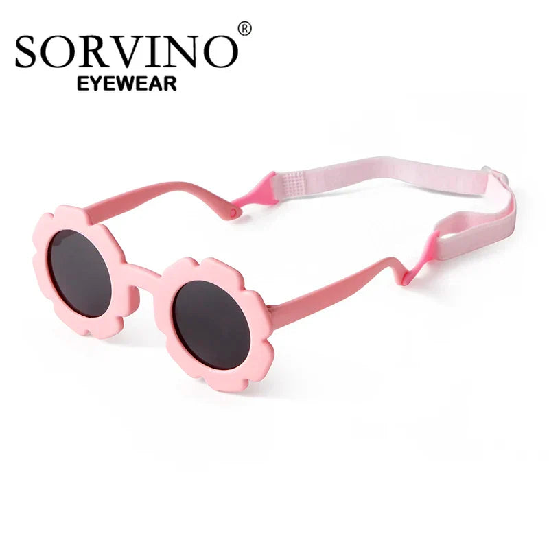 SORVINO Vintage Kids Sunglasses Child Sun Glasses Round