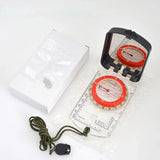 Portable Luminous Compass With Mirror Waterproof Multifunctional For