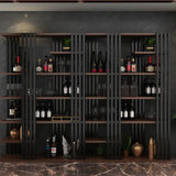 European Iron Bar Wine Cabinets Retro Display Cabinet