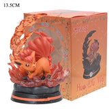 Anime Pokemon Figure Charizard Squirtle Bulbasaur Vulpix Scenes