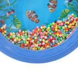 2PCS Kid Child Ocean Wave Bead Drum Gentle