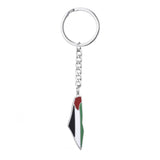 Palestine in Arabic Map With Flag Bracelet Jewelry