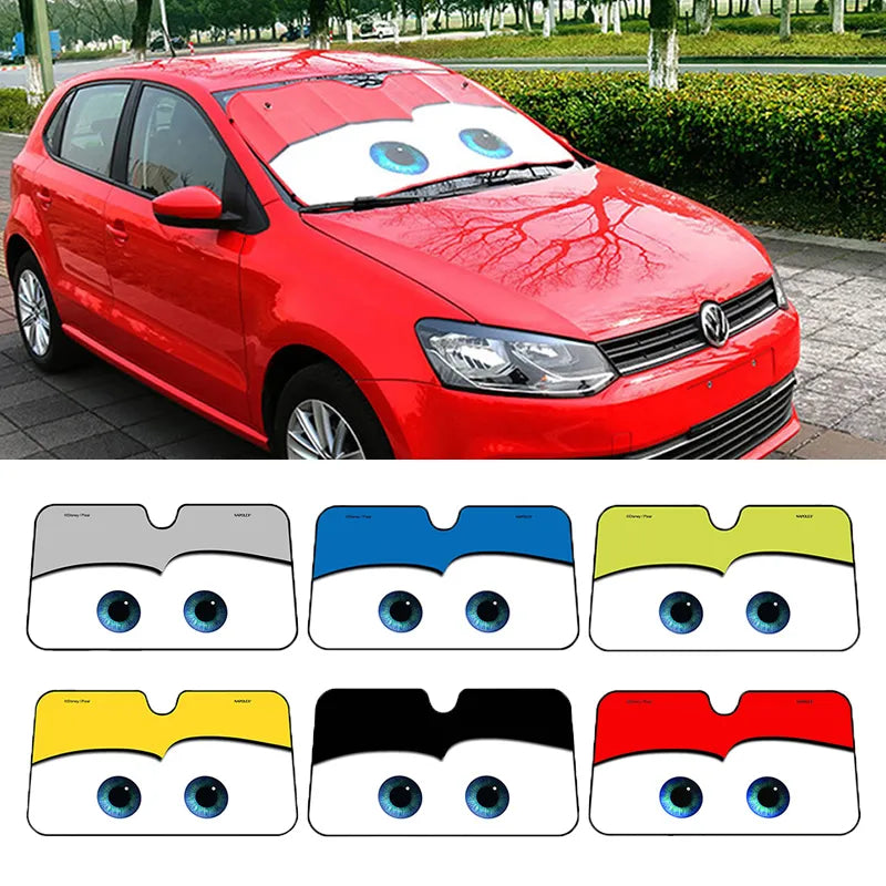 6-Color Heated Windshield Sunshade Car Cover