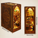 DIY miniature doll house book corner set 3D