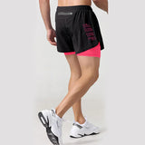 2023 Sport Shorts Men Sportswear Double-deck Training Short