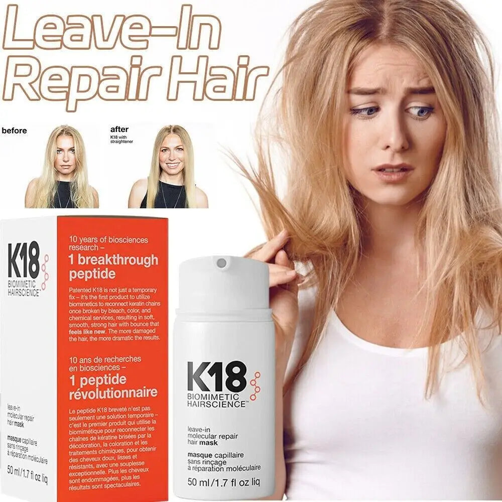 50ml K18 Leave-In Molecular Repair Hair Mask Damage