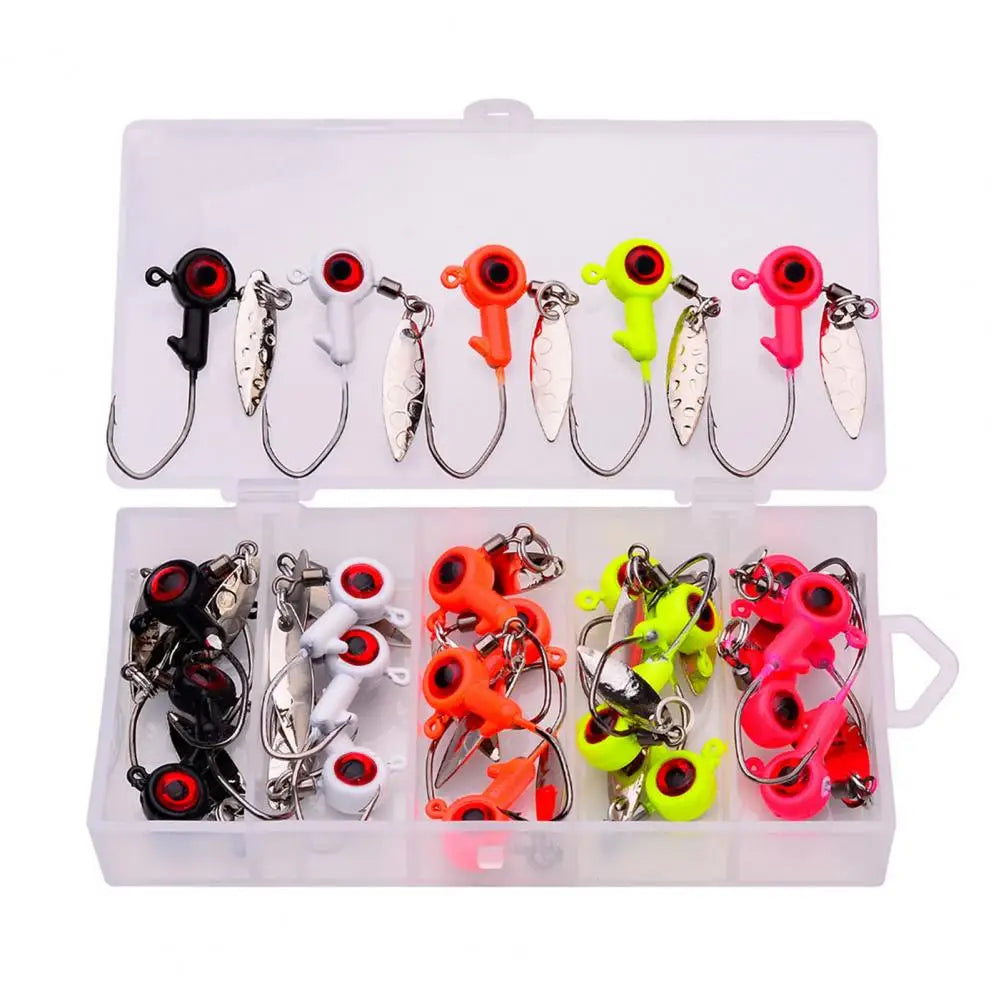 25Pcs/Box Fishing Lures Kit with Single Hook Simulation