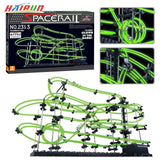 116-343Pcs Spacerail Roller Coaster Ball Toys Maze Race