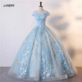 Light Blue prom cocktail dresses The Shoulder Evening