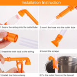 Aquarium Gravel Cleaner Fish Tank Cleaner Vacuum Regulating