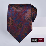 ties for men 2024 Luxury Wine Red Groom