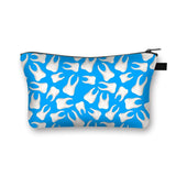 Cartoon Teeth and Tooth Fairy Print Cosmetic Case