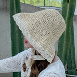Versatile Lace Edged Vintage Hat Fashion Lace Edged