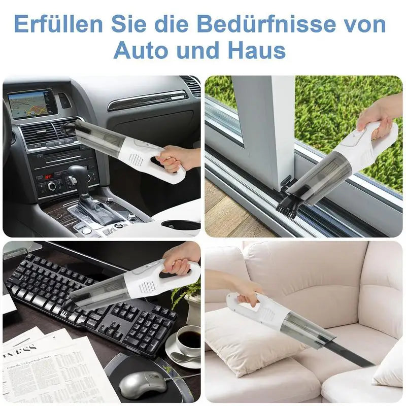 Handheld Vacuum Cordless Portable Rechargeable Hand Held Vacuum Cleaner Dual-useable For Car & Home Cleaning auto accessories