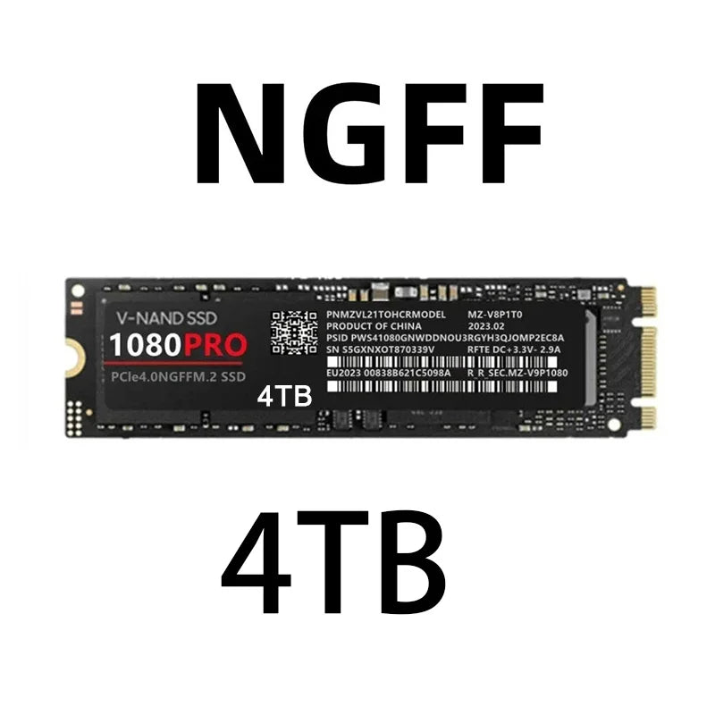 1080Pro 4TB SSD M2 2280 PCIe 4.0 NVME