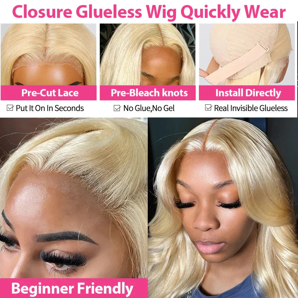 Melodie 40inch 613 Honey Color Body Wave 13x6