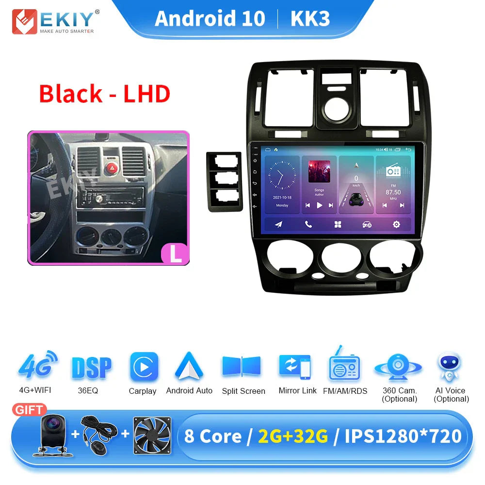 EKIY KK5 Android Radio For Hyundai Getz Multimedia