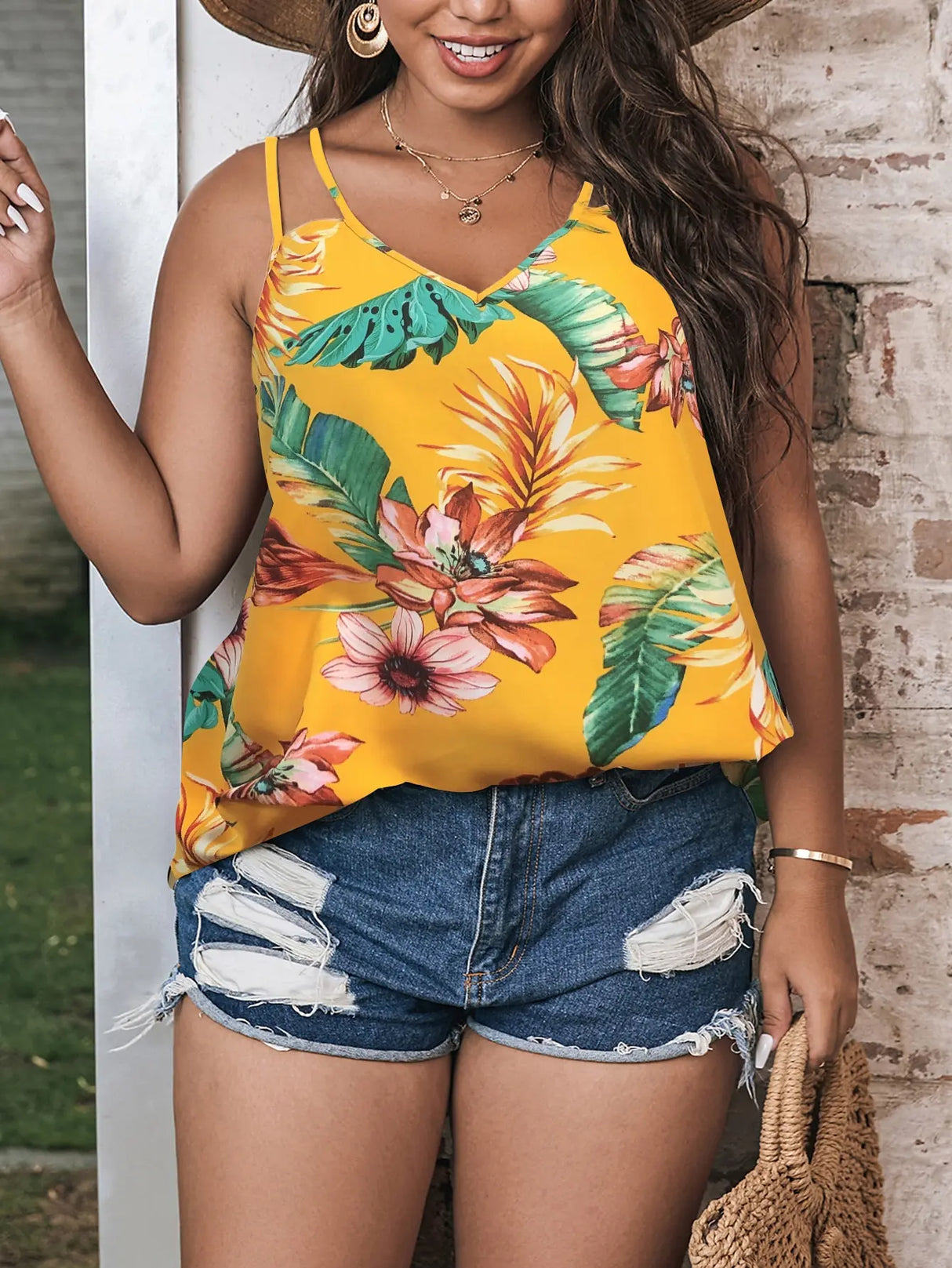 Finjani Plus Size Women Cami Top 2023 All