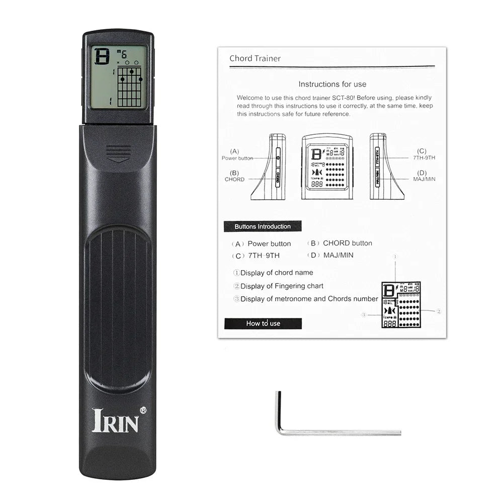 Pocket Guitar Chord Trainer Guitar Practice Tool with