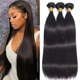 SPARK 12A Brazilian Straight Human Hair Extension 1B