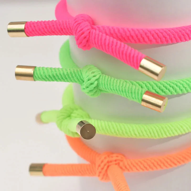 20pcpack Women Elastic Hair Rubber Bands Stylish Girls