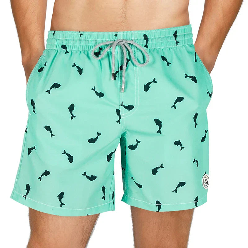 SURFCUZ Men's Swim Shorts Quick Dry Beach Board