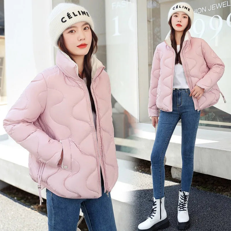 2023 New Winter Down Cotton Women Short Parkas