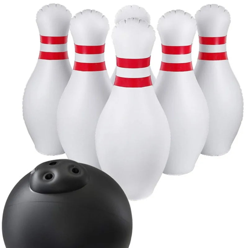 Children Giant Inflatable Bowling Set Adults Outdoor Sports