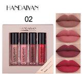 HANDAIYAN Lipstick Set Sexy 4 Colors Lip Gloss