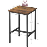 VASAGLE Bar Table, Small Kitchen Dining High Top