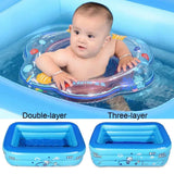 120cm/130cm Inflatable Square Swimming Pool Children Inflatable Pool