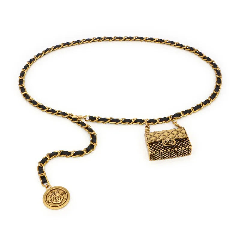 Fashion Chain Belts For Women Luxury Belt Gold