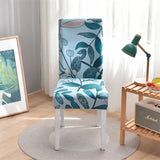 Printed Chair Cover Elastic Seat Chair Slipcovers Removable