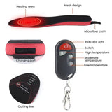 USB Heated Shoe Insoles Rechargeable Electric Foot Warming