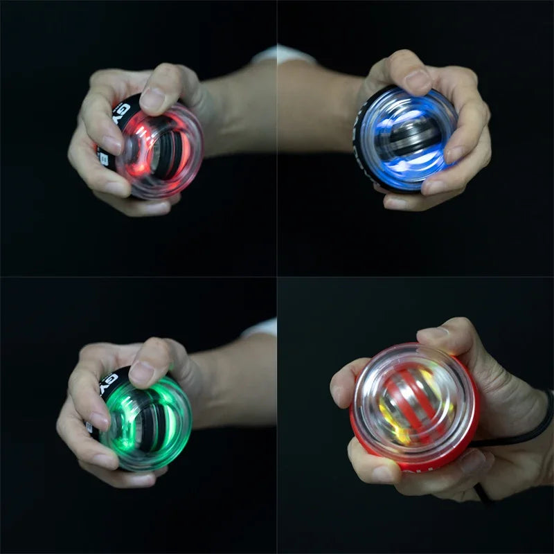 LED Automatic Light-emitting Gyro Wrist Force Handball Automatic