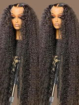 40 50 Inch Deep Wave Frontal Wig Transparent