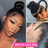 30 32 Inch Body Wave Lace Front Wig