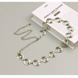 Belt Women's Lady Fashion Metal Chain Gold Color