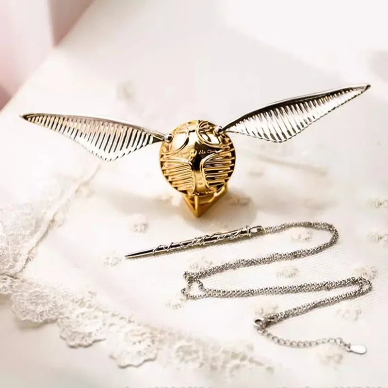 Metal Jewelry Box Storage for Women Golden Snitch