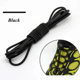 1 Pair 22 Colors Elastic Shoelaces Round Locking